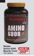 Weider Amino 6000 Muscle Food 180 Tablets