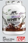 NPL Platinum Whey Assorted-2Kg