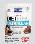 USN Diet Fuel Ultralean High Protein Shake Assorted-900g