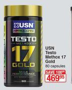 USN Testo Methox 17 Gold 80 Capsules