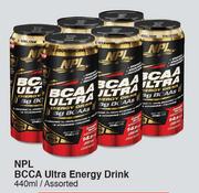 NPL BCCA Ultra Energy Drink Assorted-1 x 440ml Each