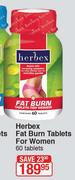 Herbex Fat Burn Tablets For Women 60 Tablets