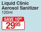 Liquid Clinic Aerosol Sanitizer-120ml