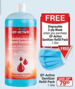 EF-Active Sanitizer Refill Pack-1Ltr