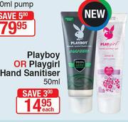 Playboy Or Playgirl Hand Sanitiser-50ml Each