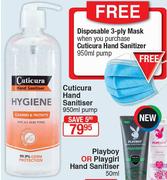 Cuticura Hand Sanitizer-950ml Pump