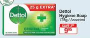 Dettol Hygiene Soap Assorted-175g Each