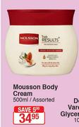 Mousson Body Cream Assorted-500ml