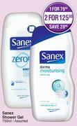 Sanex Shower Gel Assorted-2x750ml