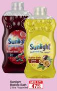 Sunlight Bubble Bath Assorted-2Ltr Each