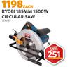 Ryobi 185mm 1500W Circular Saw 1316187
