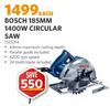 Bosch 185mm 1400W Circular Saw 1335314