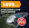 Ryobi 230mm 2350W Angle Grinder 1335697     