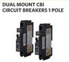 Dual Mount CBI Circuit Breakers 1 Pole 30A 3KA Breaker 1301772