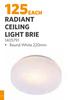 Radiant Ceiling Light Brie 1405791