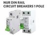 Nur DIN Rail Circuit Breakers 1 Pole 10A 1 Pole 1287200