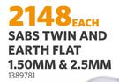 SABS Twin And Earth Flat 1.50mm & 2.5mm 1389781