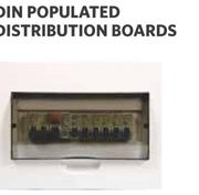 Din Populated Distribution Boards 12 Way Flush 1443353