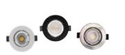 Eurolux Polycarbonate LED Downlight Fittings Matt Black 1440186