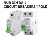 Nur DIN Rail Circuit Breakers 1 Pole 10A 1 Pole 1287200