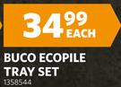 Buco Ecopile Tray Set 1358544-Each