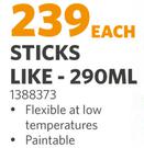 Alcolin Sticks Like 1388373-290ml Each