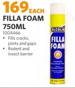 Alcolin Filla Foam 1004466-750ml Each