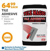 Tile Magic Tile Adhesive 1076230-20Kg