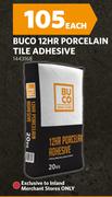 Buco 12HR Porcelain Tile Adhesive 1443168