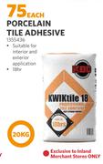 KBC Porcelain Tile Adhesive 1355436