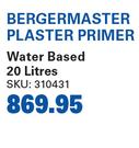 Dulux Bergermaster Plaster Primer (Water Based)-20Ltr