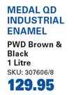 Medal Industrial Enamel (PWD Brown & Black)-1Ltr