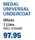 Medal Universal Undercoat (White)-1Ltr