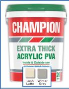 Champion Extra Thick PVA (Lush Latte & Winter's Grey)-5Ltr