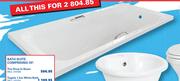 Tugela 1.5m White Bath