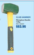 Club Hammer Fibreglass Handle-1.8Kg