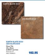 Earth Slate Eco/Leo Slate Eco Floor Tile 35 x 35cm Per Sqm