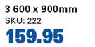 Gyproc Rhino Board 6.4mm-3600 x 900mm Per Board