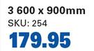 Nutec Ceiling Board 4.0mm-3600 x 900mm Per Board 