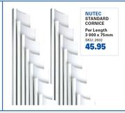 Nutec Standard Cornice-3000 x 75mm Per Length