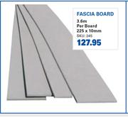 Fascia Board 3.6m-225 x 10mm Per Board