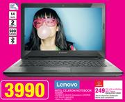 Lenovo Intel Celeron Notebook G4030-On Mymeg 500 Topup Data price Plan