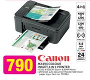 Canon MX494 Colour Inkjet 4 In 1 Printer 