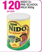 Nestle Nido 3+ Pre-School Milk-900g Per Pack