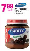 Purity 2nd Foods-125ml