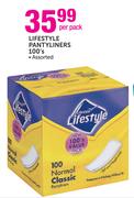 Lifestyle Pantyliners-100 Pack