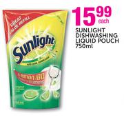Sunlight Dishwashing Liquid Pouch-750ml