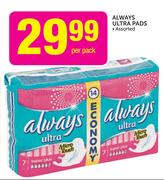 Always Ultra Pads-Per Pack