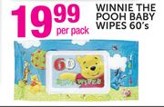Winnie The Pooh Baby Wipes-60 Pack