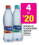 Aquelle Flavoured Water-4 x 500ml/